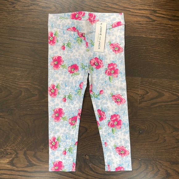 NWT Janie and Jack Floral pants - Picture 1 of 2